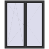 Ustalenie cen Drzwi balkonowe 1740x2100 mm BALCONY DOOR REHAU SYNEGO ANTHRACITE_GREY_GLATT dwustronny
