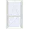 Pricing Balcony doors 1000x1800 mm BALCONY DOOR REHAU SYNEGO RAL 9016 Traffic white two-sided
