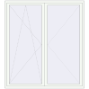Pricing Balcony doors 2000x2200 mm BALCONY DOOR REHAU EURO 70 RAL 9016 Traffic white two-sided