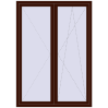 Ustalenie cen Drzwi balkonowe 1500x2100 mm BALCONY DOOR REHAU EURO 70 BLACK_CHERRY dwustronny
