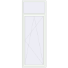 Pricing Balcony doors 900x2500 mm BALCONY DOOR REHAU SYNEGO RAL 9016 Traffic white two-sided