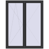 Ustalenie cen Drzwi balkonowe 1600x2050 mm BALCONY DOOR REHAU EURO 70 ANTHRACITE_GREY_GLATT dwustronny
