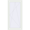Pricing Balcony doors 860x1860 mm BALCONY DOOR REHAU EURO 60 RAL 9016 Traffic white two-sided