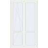 Pricing Balcony doors 1285x2210 mm BALCONY DOOR REHAU EURO 70 RAL 9016 Traffic white two-sided