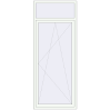 Pricing Drzwi balkonowe 1000x2500 mm BALCONY DOOR REHAU EURO 70 RAL 9016 Traffic white dwustronny