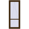 Pricing Balcony doors 800x2000 mm BALCONY DOOR REHAU SYNEGO DARK_OAK two-sided