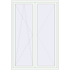Pricing Balcony doors 1500x2200 mm BALCONY DOOR REHAU SYNEGO RAL 9016 Traffic white two-sided
