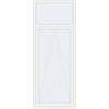 Pricing Balcony doors 1000x2600 mm BALCONY DOOR REHAU EURO 70 RAL 9016 Traffic white two-sided