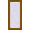 Pricing Balcony doors 800x1800 mm BALCONY DOOR REHAU SYNEGO GOLDEN OAK two-sided