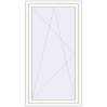 Pricing Balcony doors 1000x1860 mm BALCONY DOOR REHAU SYNEGO RAL 9016 Traffic white two-sided