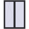 Pricing Balcony doors 1600x2100 mm BALCONY DOOR REHAU SYNEGO BLACK_ULTI-MATT two-sided
