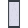 Pricing Balcony doors 900x2000 mm BALCONY DOOR REHAU EURO 70 ANTHRACITE_GREY_STRUKTURAL two-sided