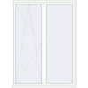 Pricing Balcony doors 1800x2400 mm BALCONY DOOR REHAU EURO 60 RAL 9016 Traffic white two-sided