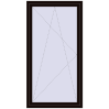 Pricing Balcony doors 1100x2100 mm BALCONY DOOR REHAU EURO 70 BLACK_BROWN two-sided