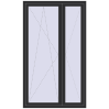 Pricing Balcony doors 1300x2200 mm BALCONY DOOR REHAU SYNEGO ANTHRACITE_GREY_GLATT external
