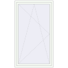 Pricing Balcony doors 1200x2100 mm BALCONY DOOR REHAU SYNEGO RAL 9016 Traffic white two-sided
