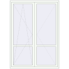 Pricing Balcony doors 1640x2200 mm BALCONY DOOR REHAU SYNEGO RAL 9016 Traffic white two-sided