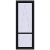 Pricing Balcony doors 800x2100 mm BALCONY DOOR REHAU EURO 70 BLACK_COOL_110L-2 two-sided