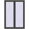 Pricing Balcony doors 1500x2100 mm BALCONY DOOR REHAU EURO 70 BASALT_GREY two-sided