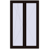 Pricing Balcony doors 1200x2000 mm BALCONY DOOR REHAU EURO 70 BLACK_BROWN two-sided
