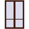 Pricing Balcony doors 1500x2200 mm BALCONY DOOR REHAU EURO 70 BLACK_CHERRY two-sided