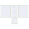 Pricing Balcony doors 3250x2100 mm BALCONY DOOR REHAU SYNEGO RAL 9016 Traffic white two-sided
