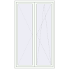 Pricing Balcony doors 1285x2210 mm BALCONY DOOR REHAU EURO 70 RAL 9016 Traffic white two-sided