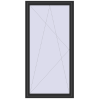 Pricing Drzwi balkonowe 1200x2400 mm BALCONY DOOR REHAU SYNEGO BLACK_STRUCTURAL dwustronny