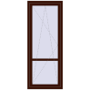 Pricing Balcony doors 800x2000 mm BALCONY DOOR REHAU EURO 70 BLACK_CHERRY two-sided