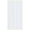 Pricing Balcony doors 1200x2400 mm BALCONY DOOR REHAU SYNEGO RAL 9016 Traffic white two-sided