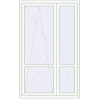 Pricing Balcony doors 1310x2100 mm BALCONY DOOR REHAU EURO 70 RAL 9016 Traffic white two-sided