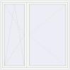 Pricing Balcony doors 2100x2100 mm BALCONY DOOR REHAU EURO 70 RAL 9016 Traffic white two-sided