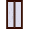 Pricing Balcony doors 1200x2100 mm BALCONY DOOR REHAU EURO 70 BLACK_CHERRY two-sided
