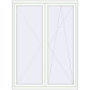 Pricing Balcony doors 1600x2050 mm BALCONY DOOR REHAU EURO 70 RAL 9016 Traffic white two-sided
