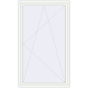 Pricing Balcony doors 1300x2200 mm BALCONY DOOR REHAU SYNEGO RAL 9016 Traffic white two-sided