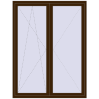 Pricing Balcony doors 1600x2100 mm BALCONY DOOR REHAU SYNEGO DARK_OAK two-sided