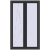 Pricing Balcony doors 1200x2000 mm BALCONY DOOR REHAU EURO 70 ANTHRACITE_GREY_GLATT external