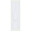 Ustalenie cen Drzwi balkonowe 580x1950 mm BALCONY DOOR REHAU EURO 70 RAL 9016 Traffic white dwustronny