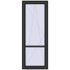 Pricing Balcony doors 800x2100 mm BALCONY DOOR REHAU SYNEGO BLACK_STRUCTURAL two-sided