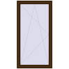 Pricing Balcony doors 1100x2100 mm BALCONY DOOR REHAU SYNEGO DARK_OAK two-sided