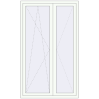 Pricing Balcony doors 1250x2100 mm BALCONY DOOR REHAU EURO 70 RAL 9016 Traffic white two-sided