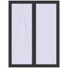 Pricing Balcony doors 1830x2400 mm BALCONY DOOR REHAU EURO 70 ANTHRACITE_GREY_GLATT two-sided