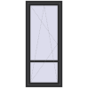 Pricing Balcony doors 850x2000 mm BALCONY DOOR REHAU EURO 70 ANTHRACITE_GREY_GLATT two-sided