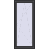 Pricing Balcony doors 850x2100 mm BALCONY DOOR REHAU EURO 70 ANTHRACITE_GREY_GLATT two-sided