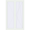 Pricing Balcony doors 1350x2300 mm BALCONY DOOR REHAU EURO 70 RAL 9016 Traffic white two-sided