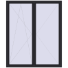 Ustalenie cen Drzwi balkonowe 2000x2400 mm BALCONY DOOR REHAU SYNEGO BLACK_ULTI-MATT zewnętrzny