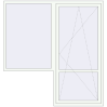 Pricing Balcony doors 2000x2100 mm BALCONY DOOR REHAU EURO 70 RAL 9016 Traffic white two-sided