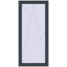 Pricing Balcony doors 1000x2150 mm BALCONY DOOR REHAU EURO 70 ANTHRACITE_GREY_STRUKTURAL external