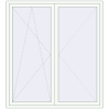 Pricing Balcony doors 1750x2005 mm BALCONY DOOR REHAU SYNEGO RAL 9016 Traffic white two-sided
