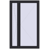 Ustalenie cen Drzwi balkonowe 1300x2100 mm BALCONY DOOR REHAU SYNEGO BLACK_ULTI-MATT dwustronny